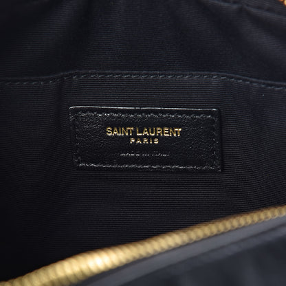 Saint Laurent Calfskin Matelasse Monogram Lou Camera Bag Black 6 of 9
