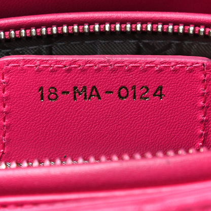 Christian Dior Lambskin Cannage Medium Lady Dior Pink 8 of 21