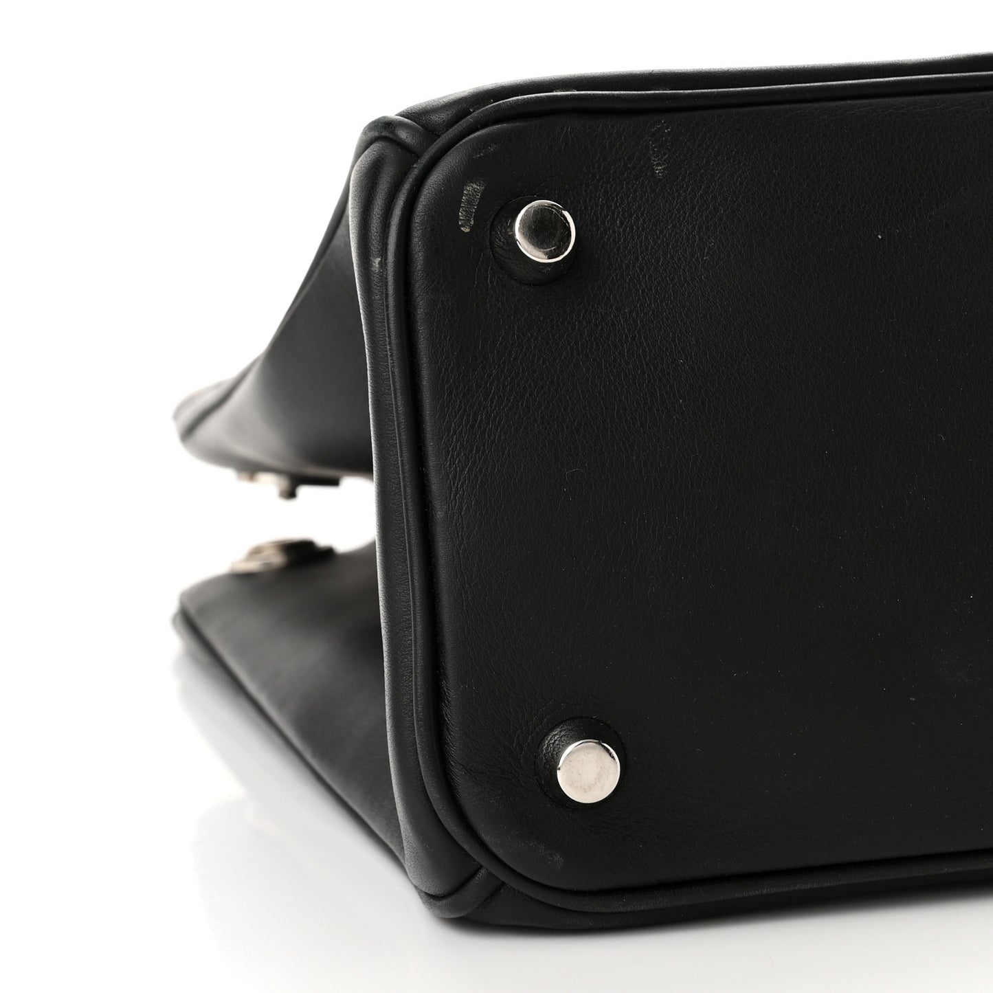 Smooth Calfskin Medium Diorissimo Tote Black Rose Poudre