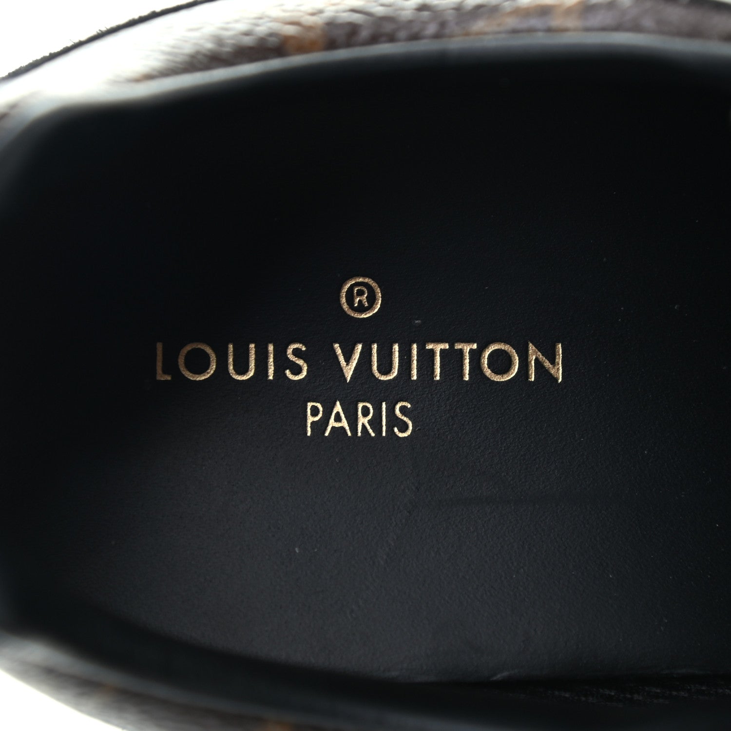 Louis Vuitton Suede Monogram Run Away Sneakers 37.5 Black 6 of 7