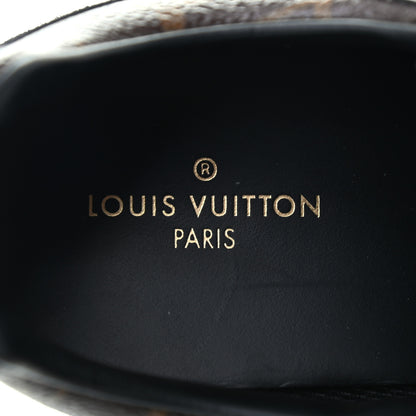 Louis Vuitton Suede Monogram Run Away Sneakers 37.5 Black 6 of 7