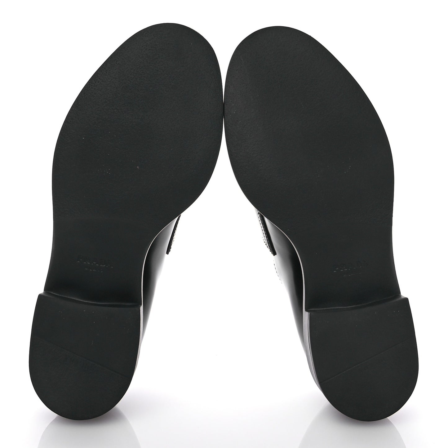 Spazzolato Metal Triangle Logo 50mm Loafers 37 Black