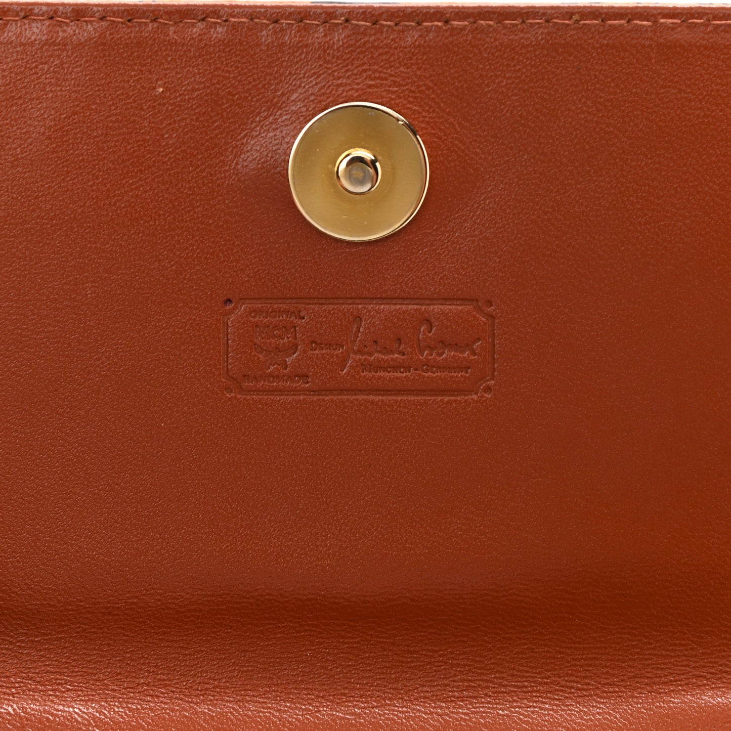 Visetos Flap Shoulder Bag Cognac