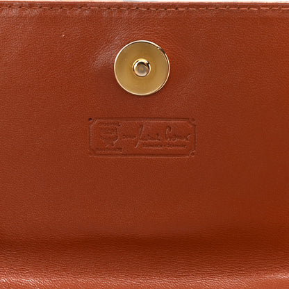 MCM Visetos Flap Shoulder Bag Cognac 5 of 10