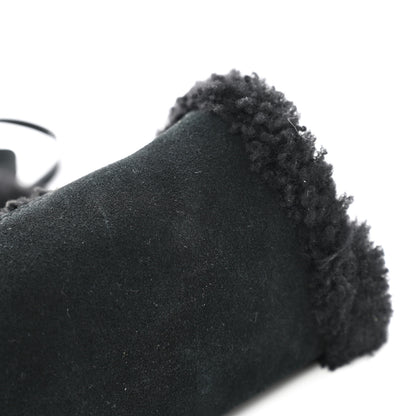 Telfar X UGG Suede Shearling Small Shopping Bag Black 11 of 11