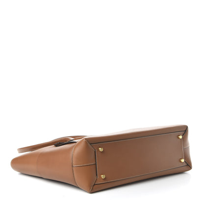 Bottega Veneta French Calfskin Maxi Intrecciato Large Arco Wood 4 of 9