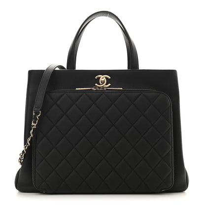 Chanel Caviar Quilted Large Business Affinity Shopping Bag Black 1 of 10