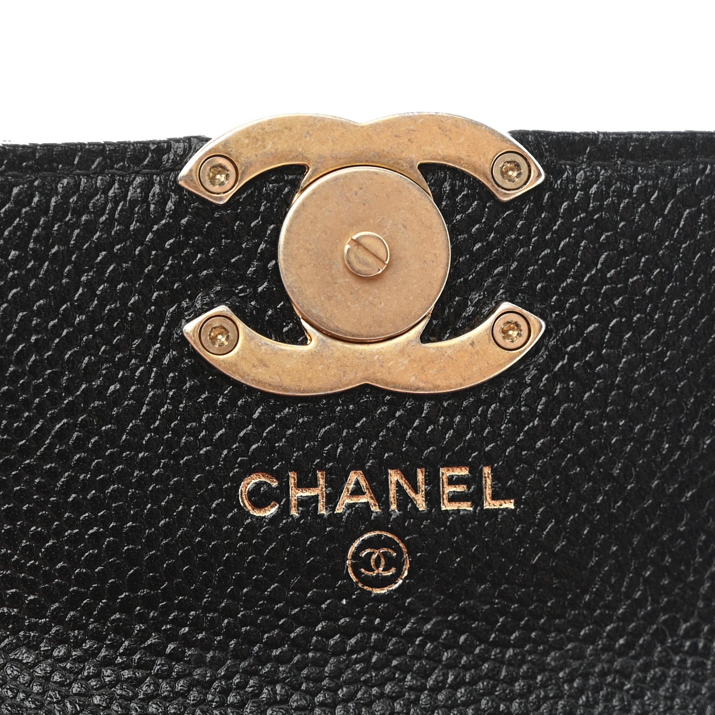 Shiny Caviar Quilted Chain Melody Belt Bag Black