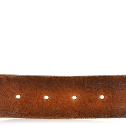 Gucci Faded Calfskin Snake Double G 40mm Belt 105 42 Cuir 4 of 9