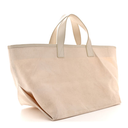 Celine Textile Medium Made In Tote Natural Natural Red 3 of 14