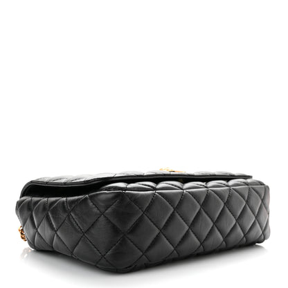 Versace Nappa Quilted La Medusa Chain Crossbody Black 3 of 8