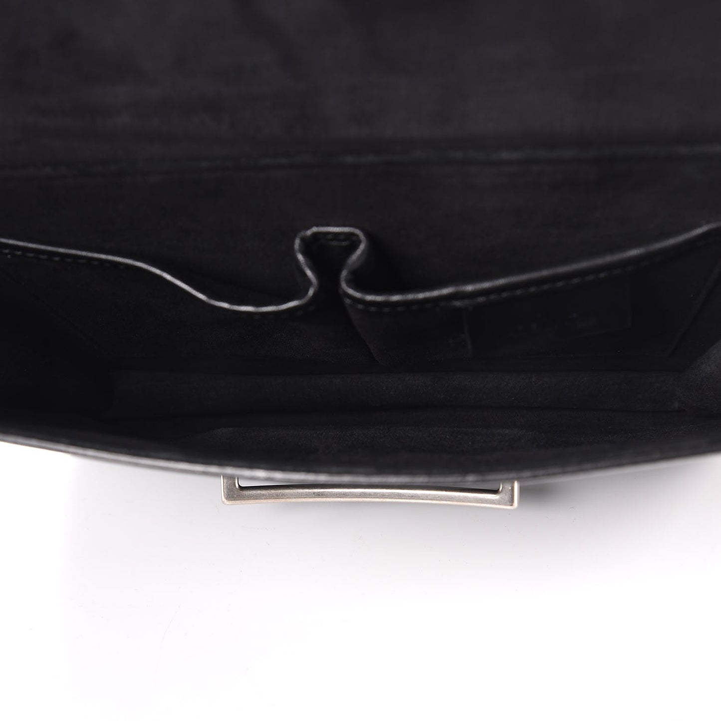 Calfskin Heroine Chain Satchel Black