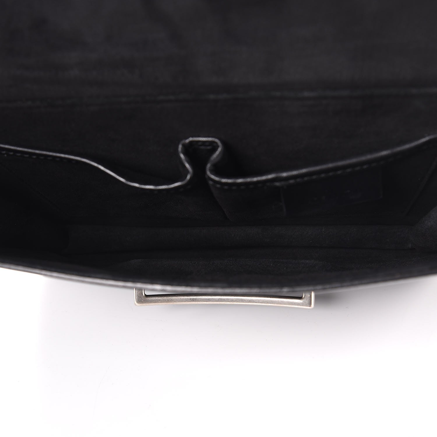 Alexander McQueen Calfskin Heroine Chain Satchel Black 5 of 17