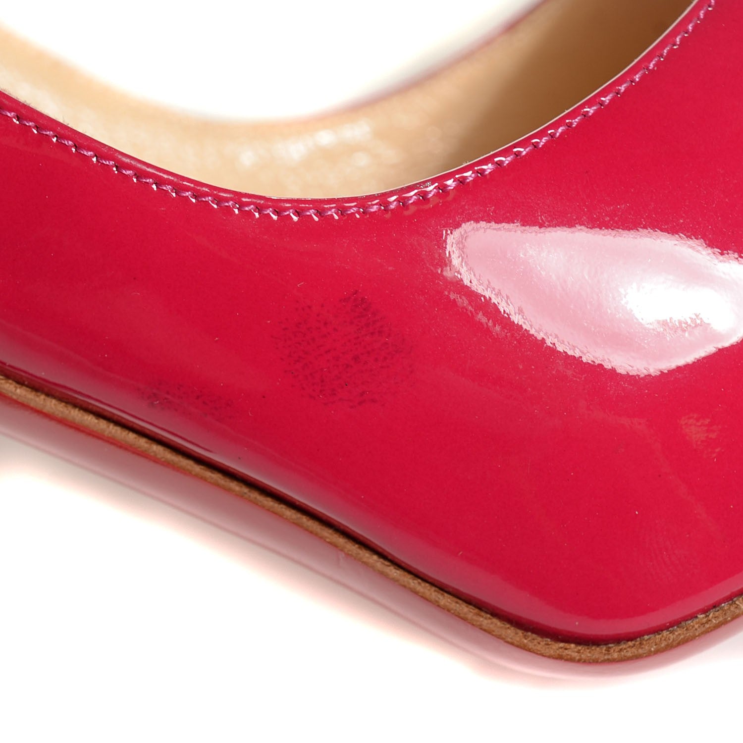 Christian Louboutin Patent Very Prive 120 Pumps 39.5 Fuchsia 8 of 8