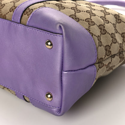 Gucci Monogram Small Lovely Heart Tote Purple 10 of 10