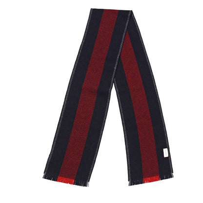 Gucci Wool Web Navas Scarf Blue Red 2 of 3