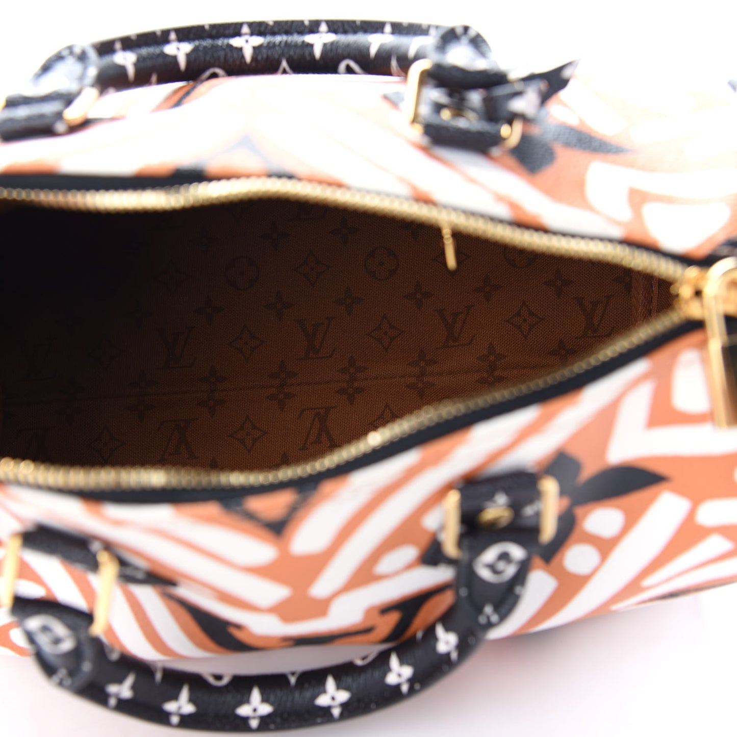 Monogram Giant Crafty Speedy Bandouliere 25 Creme Caramel