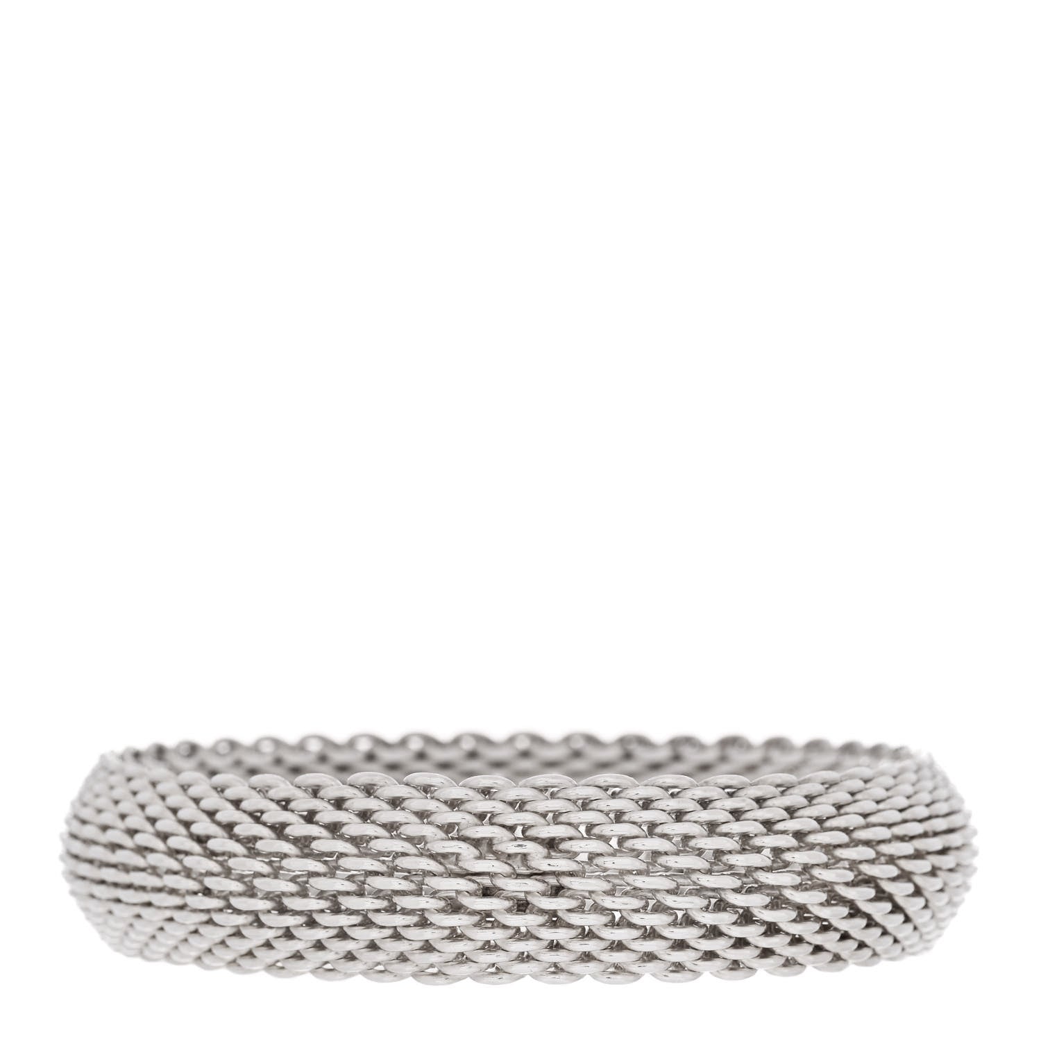 Tiffany Sterling Silver Somerset Mesh Bracelet 1 of 3