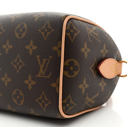 Louis Vuitton Monogram Speedy Bandouliere 20 Black 9 of 9