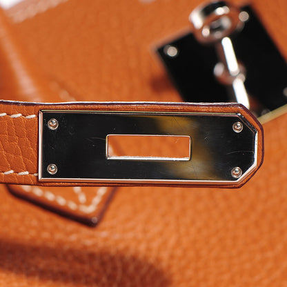 Hermes Taurillon Clemence Birkin 35 Gold 18 of 25