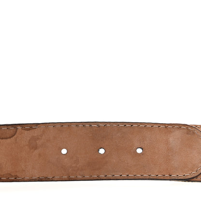 Gucci Crystal Monogram Hysteria Belt 90 36 Dark Brown 4 of 9