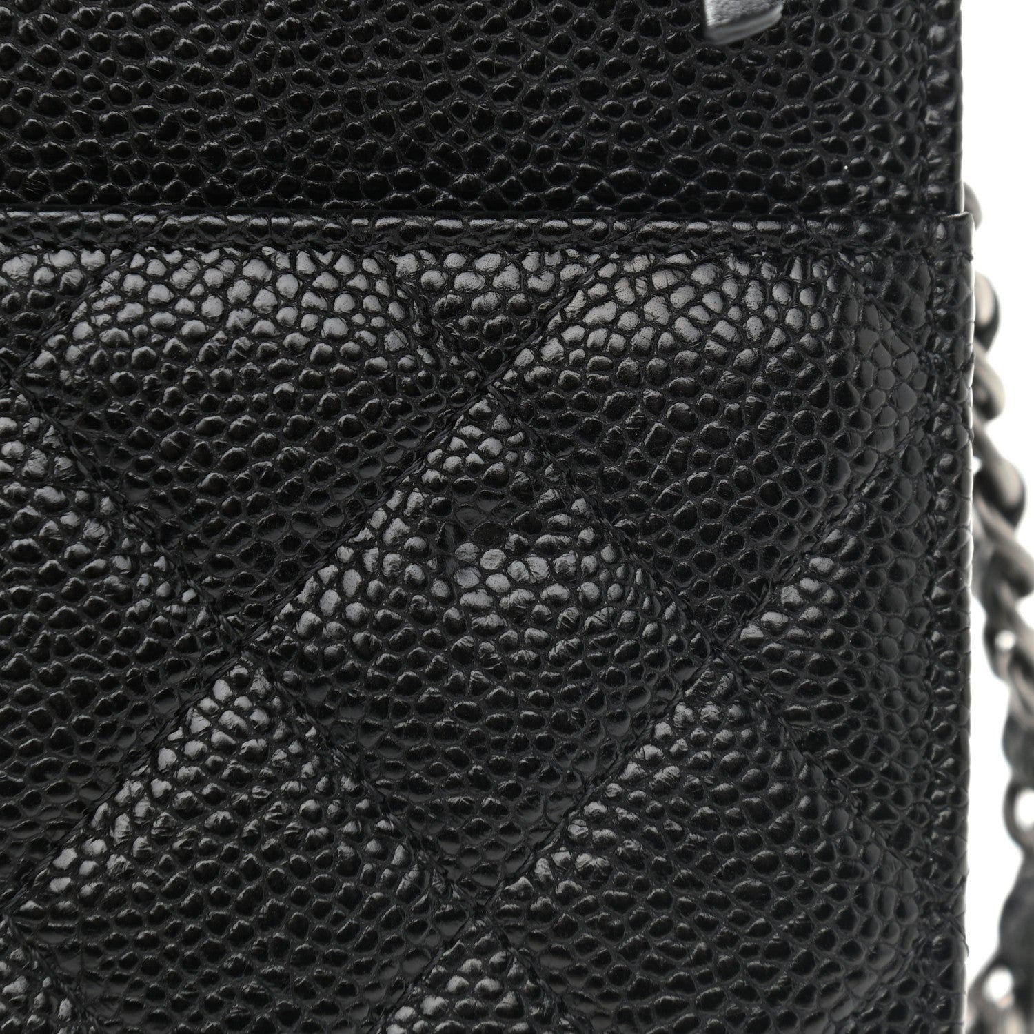 Chanel Caviar Quilted Boy Wallet On Chain WOC Black 11 of 11