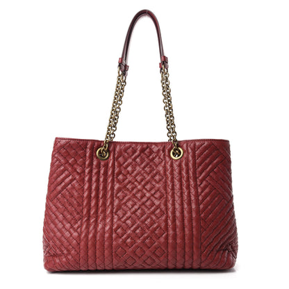 Bottega Veneta Nappa Intrecciato Medium Tote Red 1 of 11