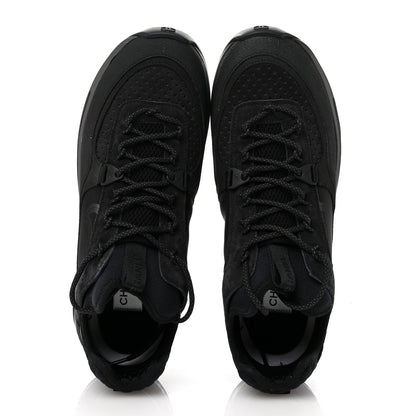 Chanel Suede Calfskin Mens CC Sneakers 42 Black 2 of 9