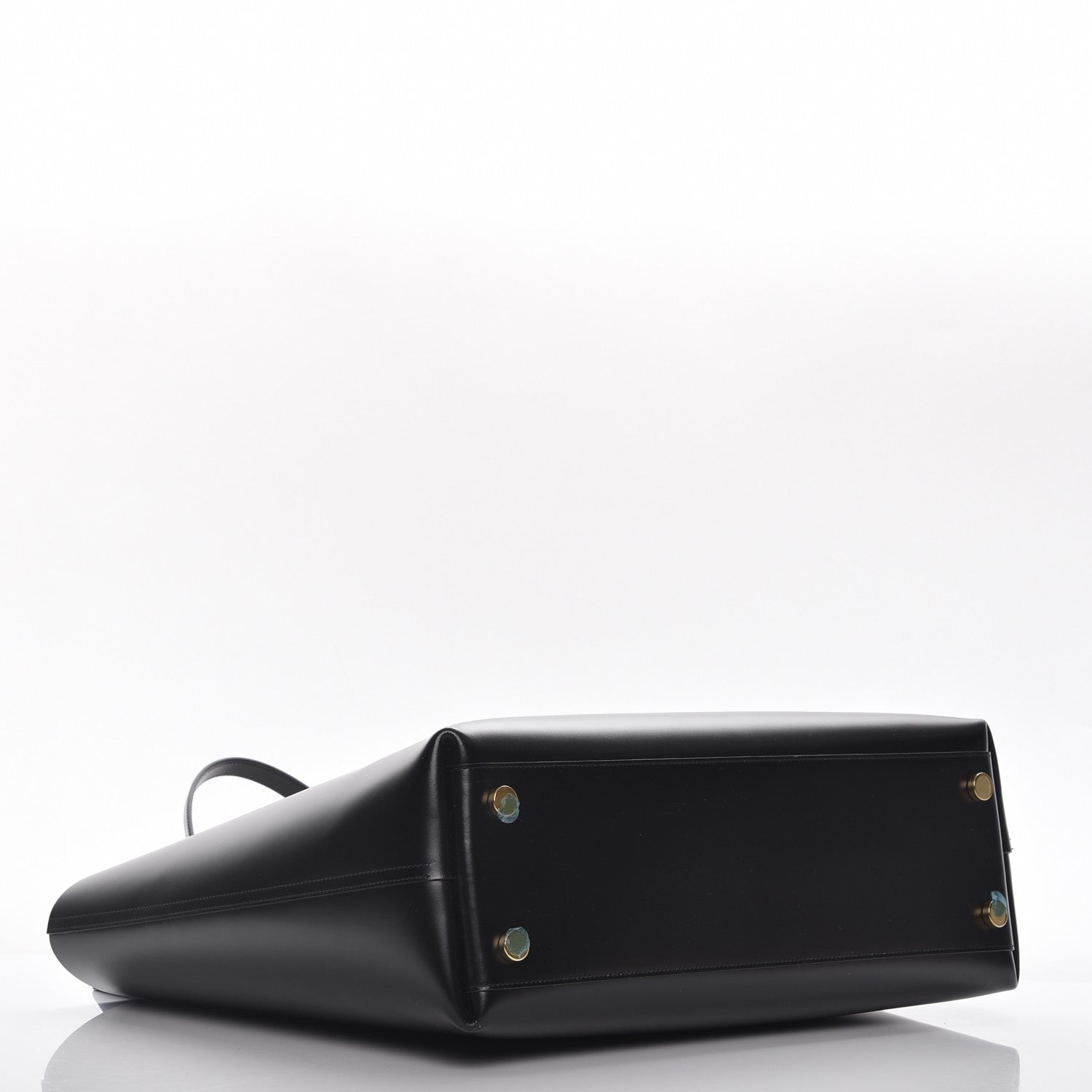 Saint Laurent Calfskin Classic Monogram Double Face Tote Nero Blue Majorelle 5 of 9