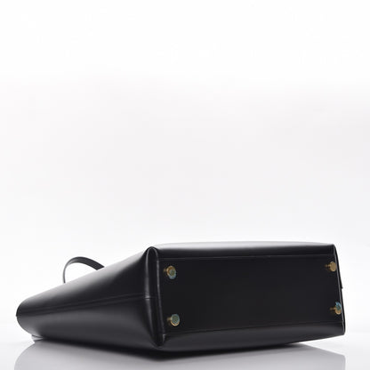 Saint Laurent Calfskin Classic Monogram Double Face Tote Nero Blue Majorelle 5 of 9