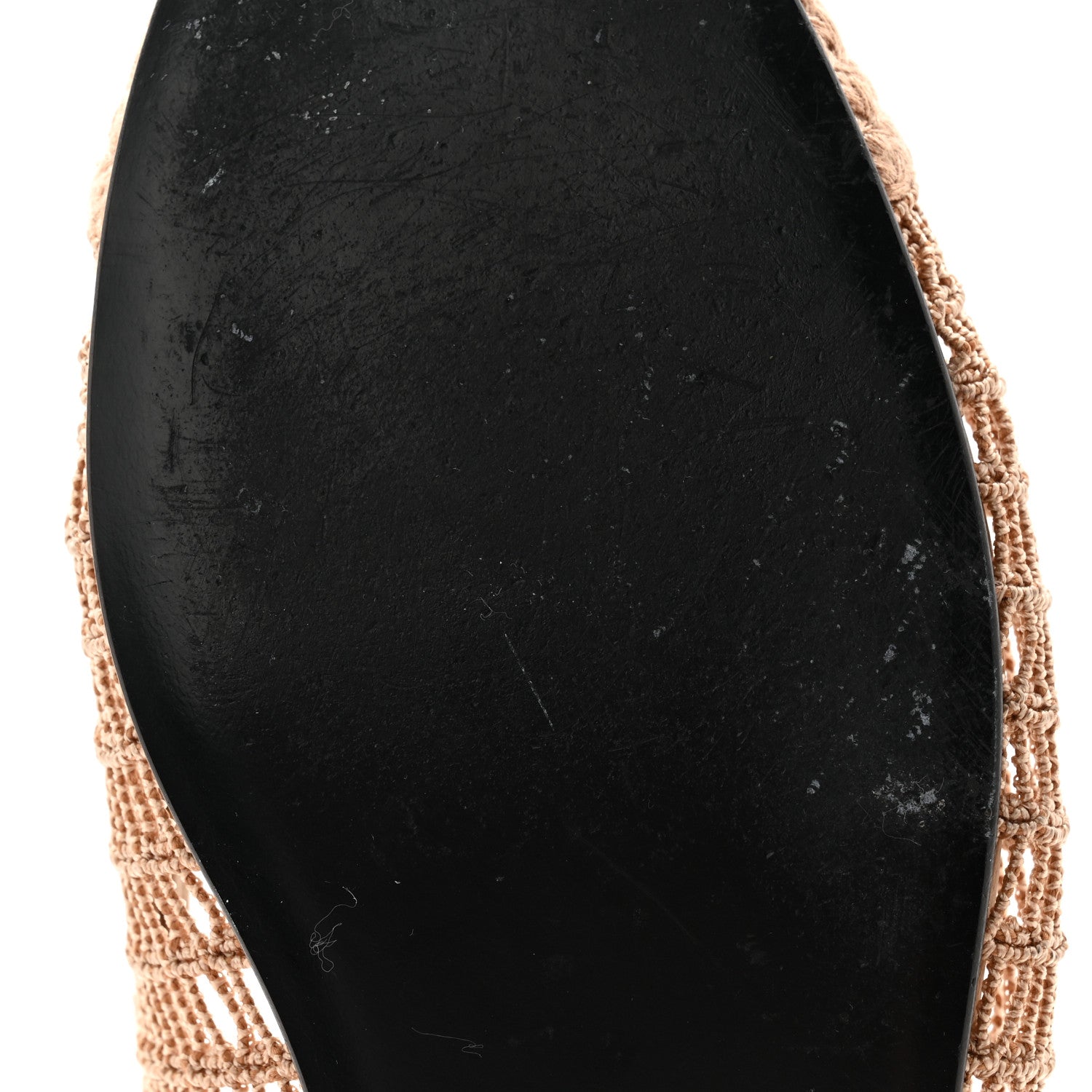 Chanel Raffia Cap Toe Ballerina Flats 38 Beige 8 of 10