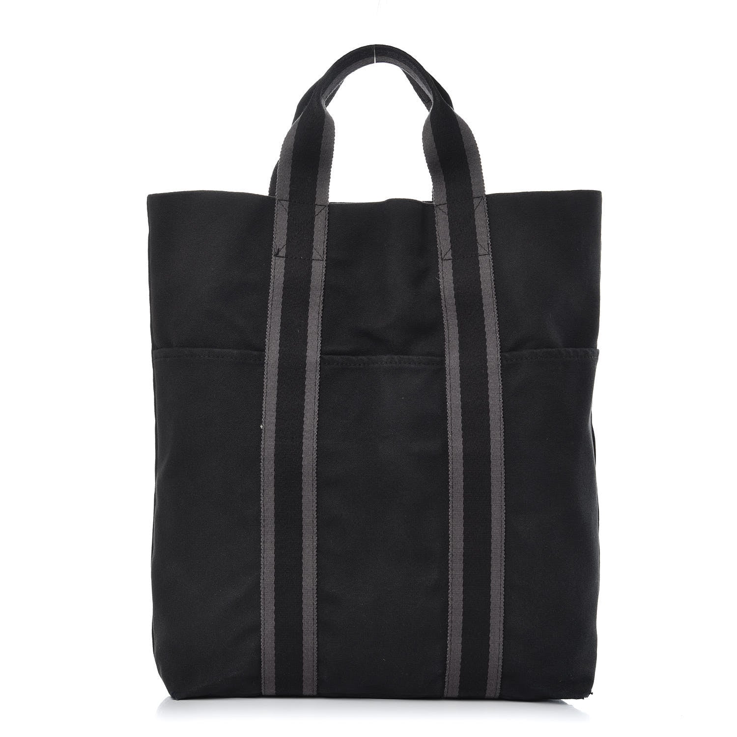Hermes Canvas Fourre Tout Black 1 of 11