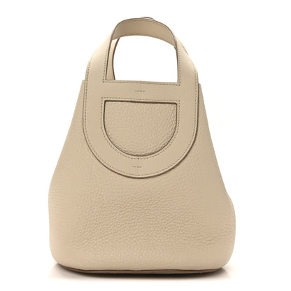 Hermes Taurillon Clemence Swift In-The-Loop 18 Bag Beton 1 of 10