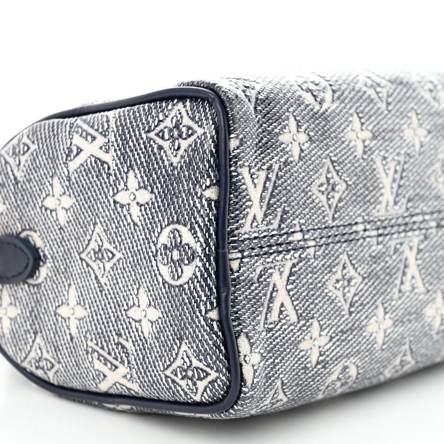 Louis Vuitton Monoglam Speedy Bandouliere 20 Blue 8 of 9