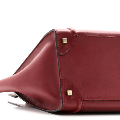 Celine Palmelato Mini Luggage Red 8 of 9
