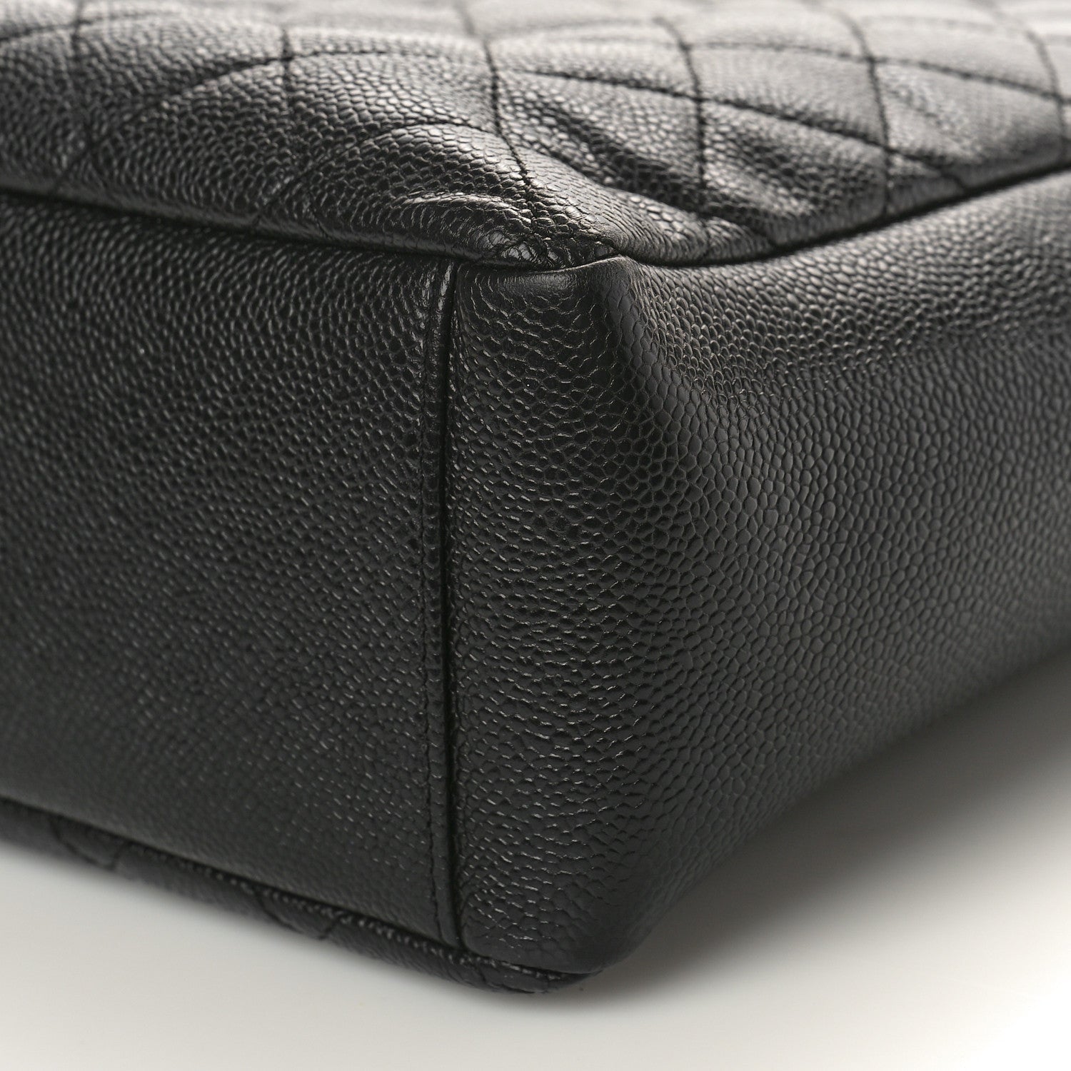 Chanel Caviar Quilted Petit Shopping Tote PST Black 10 of 10
