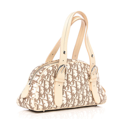 Christian Dior Monogram Vintage Flowers Small Bowler Beige 2 of 12