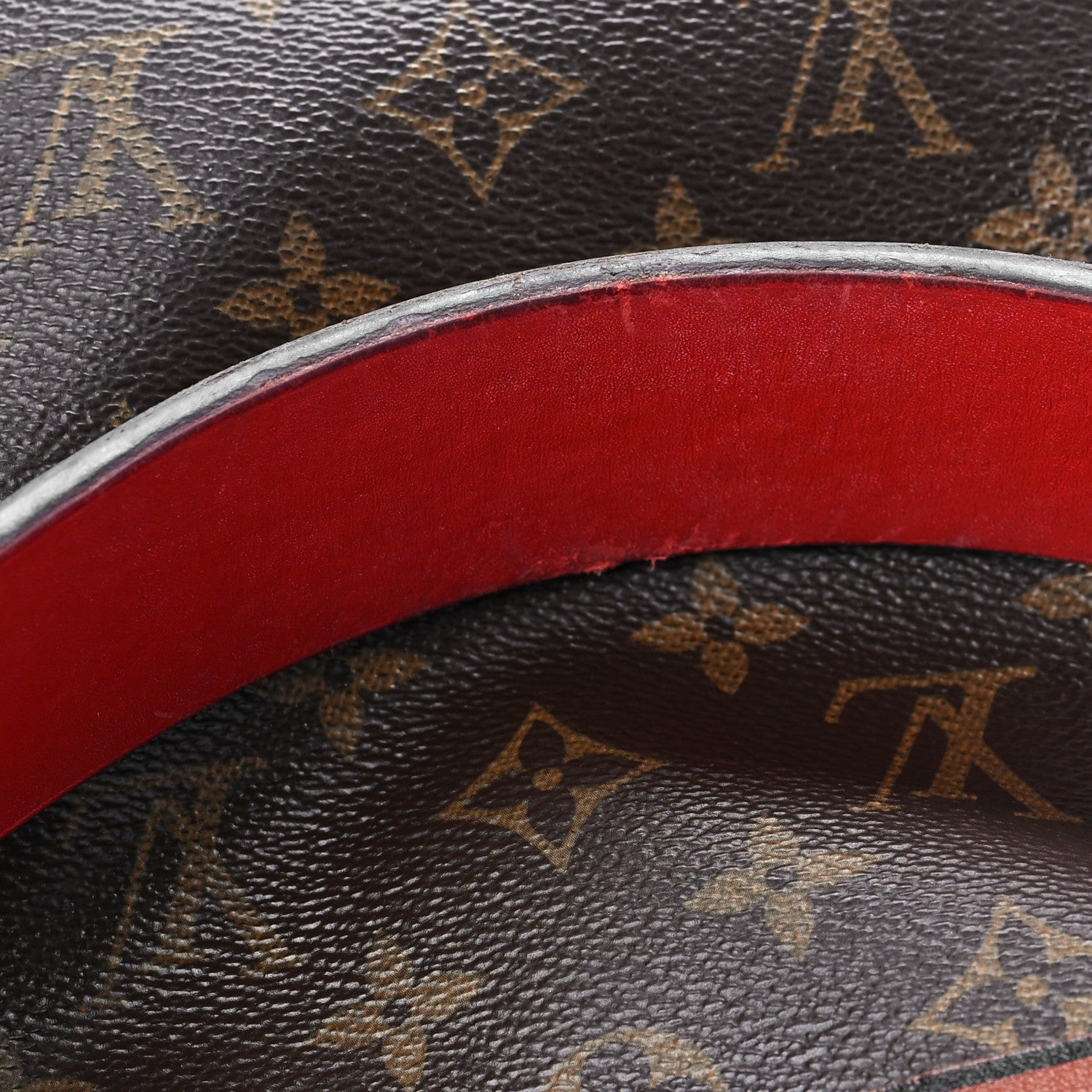 Louis Vuitton Monogram Tuileries Besace Caramel Rouge 8 of 12