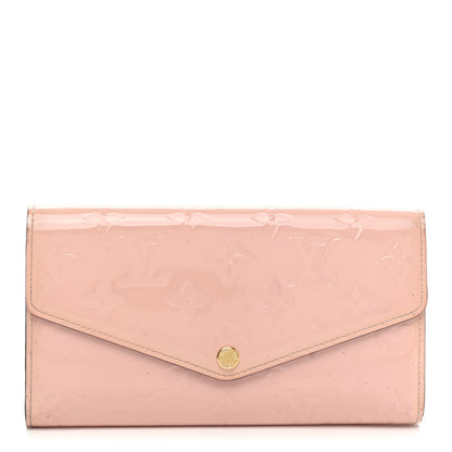 Louis Vuitton Vernis Sarah Wallet NM Rose Ballerine 1 of 11