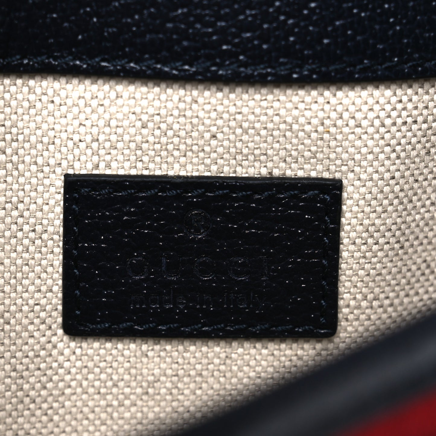 GG Supreme Monogram Web Small Ophidia Belt Bag 80 32 Beige Navy