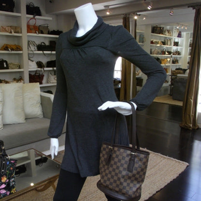 Louis Vuitton Damier Ebene Marais Bucket Bag 2 of 9