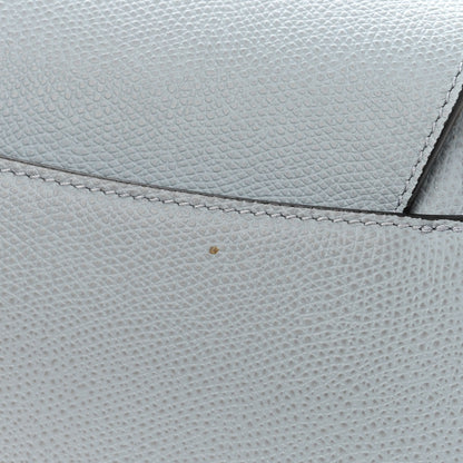 Christian Dior Grained Calfskin Mini Saddle Bag Sky Blue 8 of 11