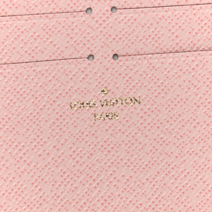 Louis Vuitton Calfskin Felicie Card Holder Insert Rose Ballerine 6 of 6