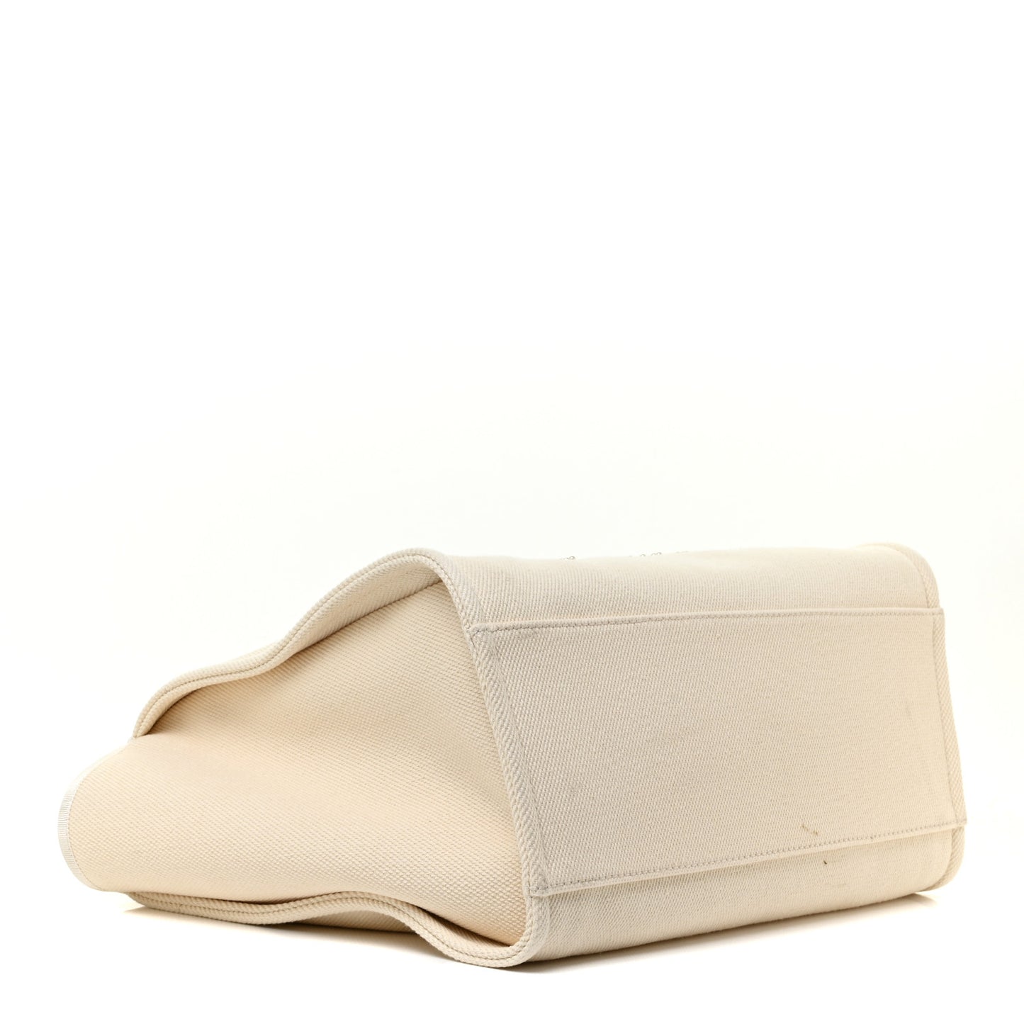 Canvas Pearl Medium Deauville Tote Ecru Beige