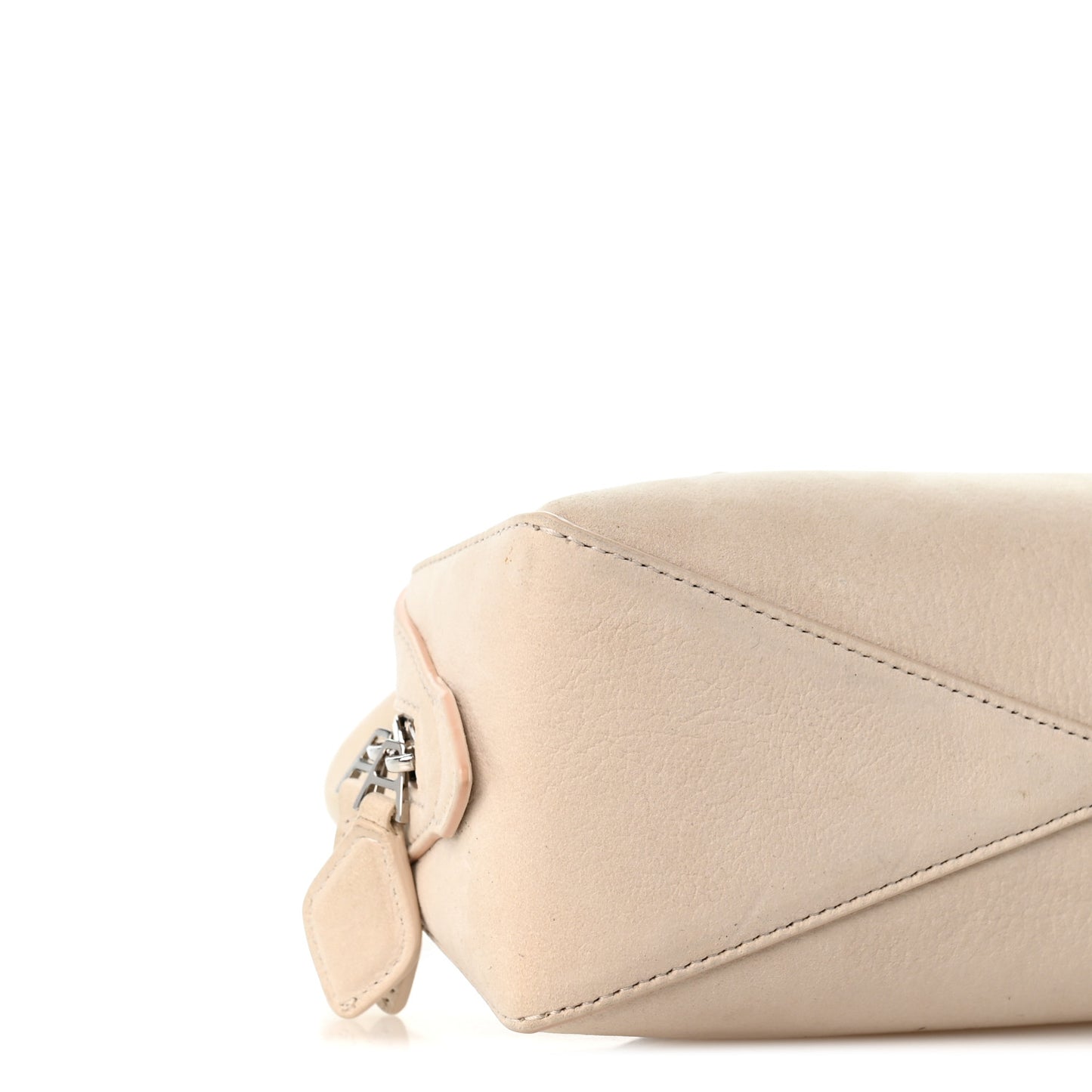 Nubuck Small Le Teckel Bag Craie