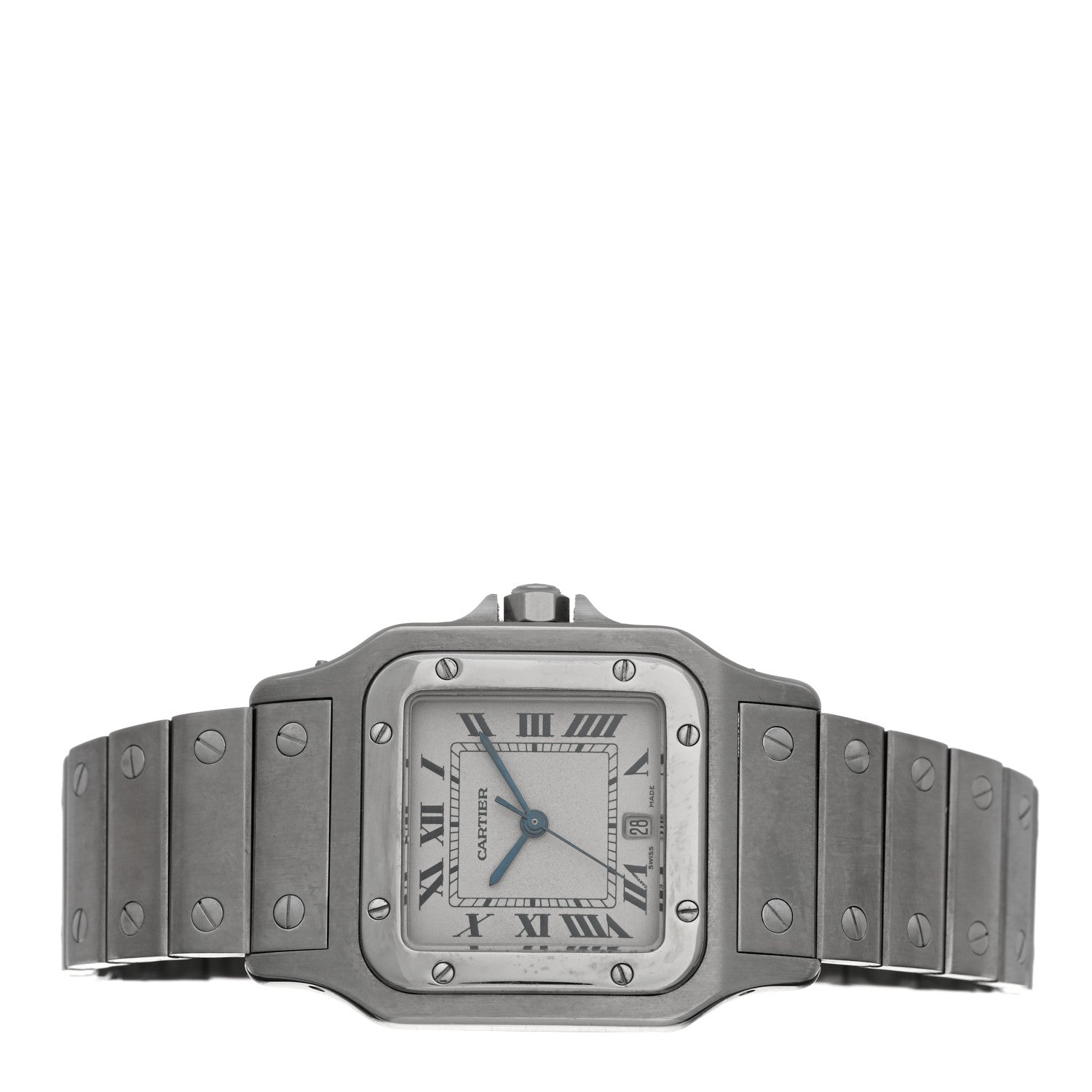 Cartier Stainless Steel 29mm Santos De Cartier Galbee Quartz Watch 2 of 4