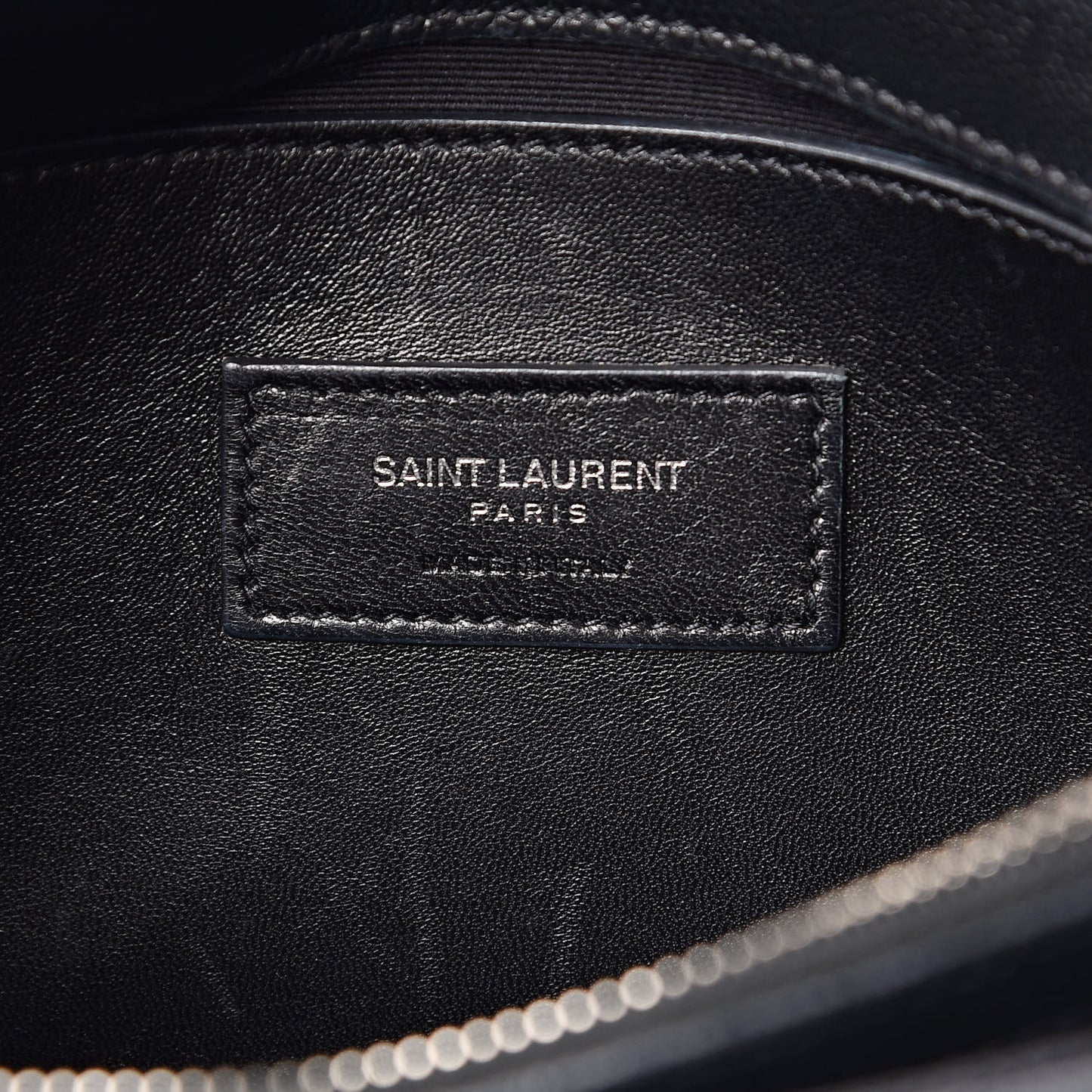Grain De Poudre Small West Hollywood Monogram Fold-Over Bag Black