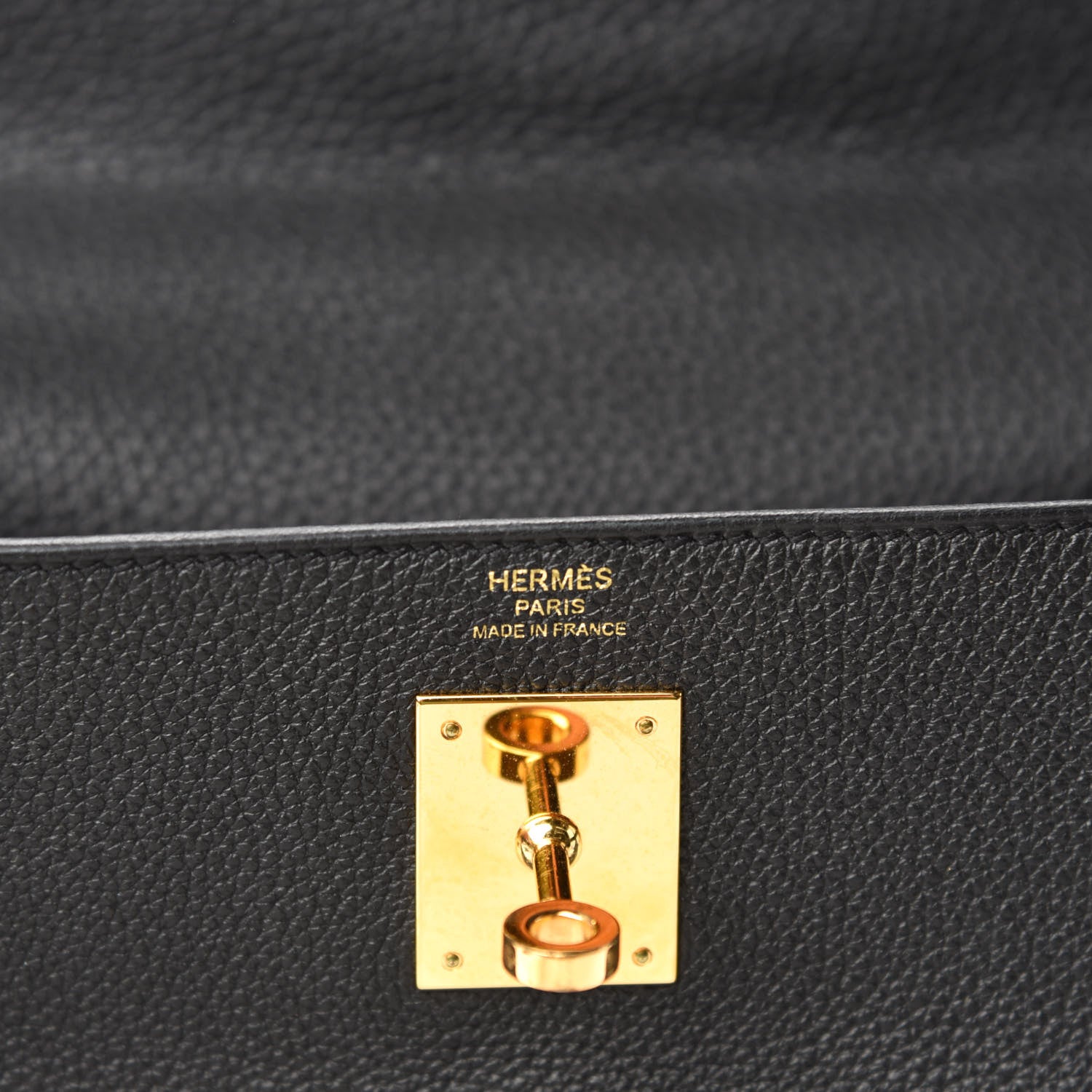Hermes Togo Kelly Retourne 28 Black 8 of 10