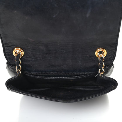 Chanel Lambskin CC Shoulder Flap Bag Black 4 of 4