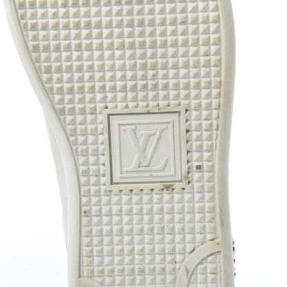 Louis Vuitton Calfskin Frontrow Sneakers 40 White 8 of 11